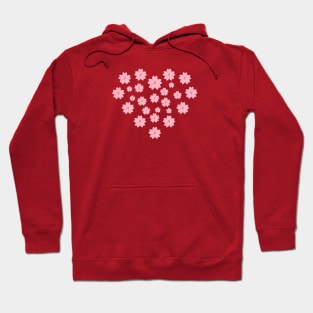 Heart, Flowers Hoodie